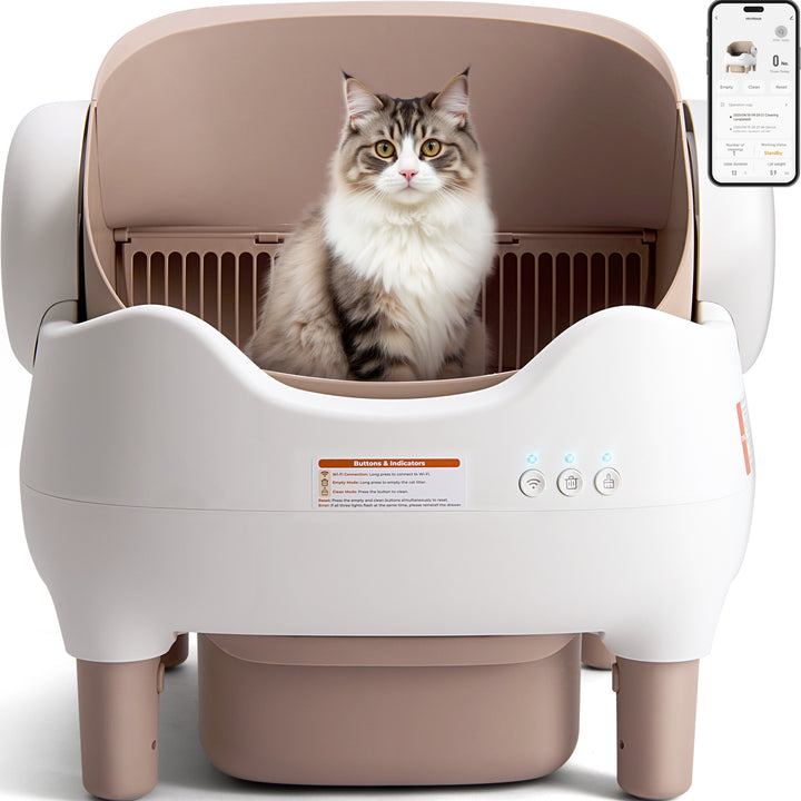 KITPLUS MiniNook Self-Cleaning Litter Boxes