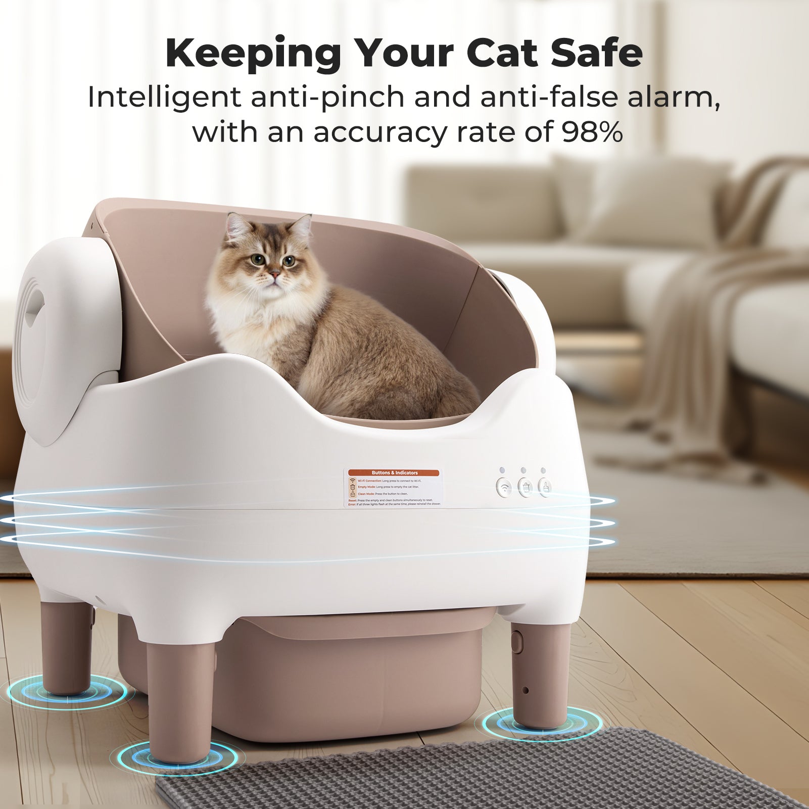 KITPLUS MiniNook Self-Cleaning Litter Boxes