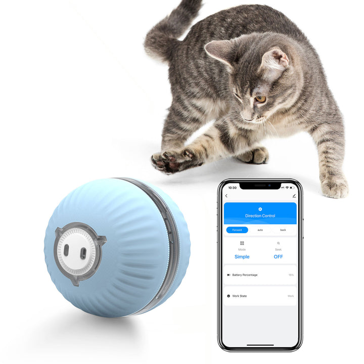 KITPLUS PlayfulPaws Interactive Cat Ball