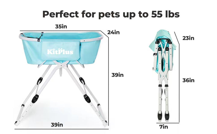 KITPLUS AdjustaPet Bath Tub