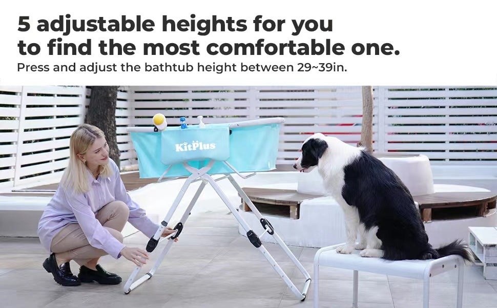 KITPLUS AdjustaPet Bath Tub
